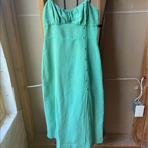 Zara Green Midi dress